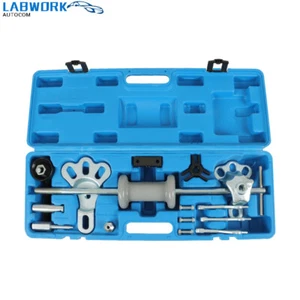 17 Slide Hammer Dent Puller Tool Kit include Wrench Adapter Axle Bearing Hub - Picture 1 of 14