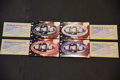 CSN 2000 State Quarter Set, Platinum, Gold, Denver, and Philadelphia Mints. - Image 1 of 3