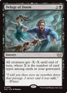 DELUGE OF DOOM mtg NM-M Commander Duskmourn 1 Rare - Picture 1 of 1
