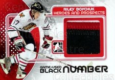 2010-11 ITG Heroes and Prospects Jersey Number Black #39 Riley Boychuk