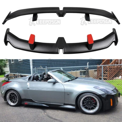 55'' матовый черный задний спойлер PRO стиль крыла клейкая лента для Nissan 370Z 350Z - Изображение 1 из 4