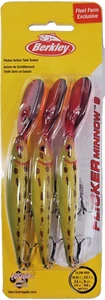 Berkley 3er-Pack #9 Flicker Minnow Kurbelköder Angeln Köder Zalleye Bass - Bild 1 von 3