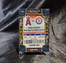 2022 Leaf In the Game Used Sports Shohei Ohtani Rookie Ticket SP Angels