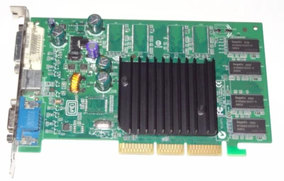 NVIDIA GeForce FX 5200 Desktop 128MB DDR AGP Video Card CN-0G0001-44571-42G-04GJ - Image 1 of 3