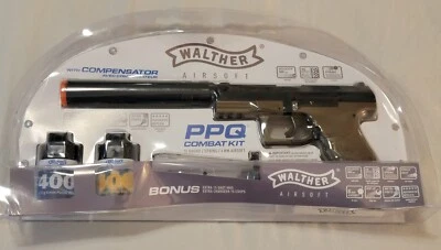Walther PPQ страйкбол пружина пистолет боевой набор с BBs и запасной магазин - Изображение 1 из 4