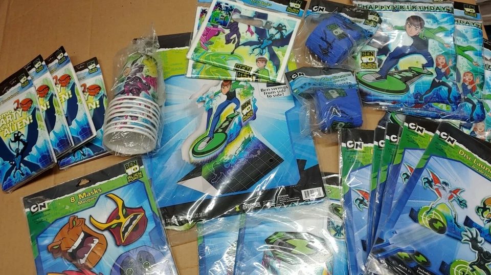 Ben 10 Alien Force день рождения вечеринки аксессуар упаковка 1 новый нераспечатанный пакеты  - Изображение 1 из 1