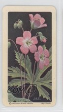 1961 Brooke Bond Red Rose Wild Flowers of North America Tea Geranium #29 0a3