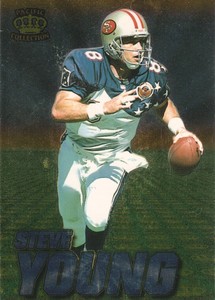 1996 Pacific Invincible Football Pro Bowl #PB-20 Steve Young