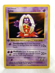 Jynx - 31/102 - 1st Edition Shadowless - Base Set Pokemon TCG - Picture 1 of 17