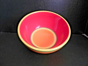 Set of 4 Caribe Aruba Orange by Dansk Handpainted Soup/Cereal Bowl (1 shown) - Picture 1 of 3