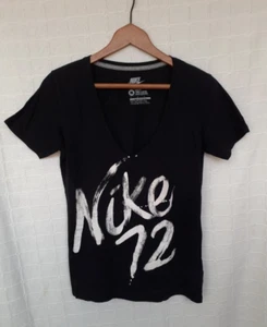 Nike 72 T-Shirt Schwarz Kurzarm Slim Fit Größe M - Bild 1 von 7