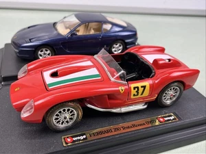Burango 1957 Ferrari 250 Testa Rossa and Blue 1992 456 GT 1/24 Scale Cars - Picture 1 of 11