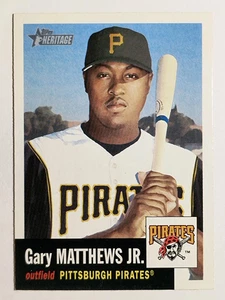 2002 Topps Heritage #419 Gary Matthews Jr. SP (NM) - Picture 1 of 2
