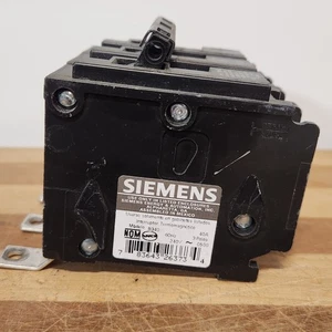 SIEMENS 40A B340 40 Amp 3 Poli 240 Volt 10KAIC Bullone su Interruttore - Foto 1 di 6
