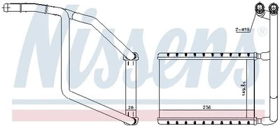 Adatto per NISSENS 707078 RISCALDATORE FORD TRANSIT (13-), FORD TOURNEO CUSTOM ( ⭐Stock UK⭐ - Immagine 1 di 4