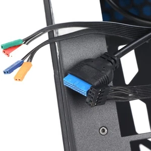 Desktop Gehäuse Gaming Hartglas Fenster hohe interne Kompatibilität M AM - Bild 1 von 24