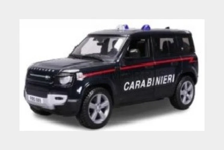 BURAGO 18-21111-CAR LAND ROVER NEW DEFENDER 110 CARABINIERI 2020 - BLUE 1/25 - Immagine 1 di 1