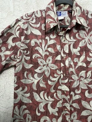 Vintage RJC Red Hawaiian Short Sleeve Tiki Hawaii Retro Cabana Surf Shirt Mens M - Image 1 of 4