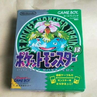 Gameboy Pokemon Verde giapponese NTSC-j versione Nintendo - Immagine 1 di 3