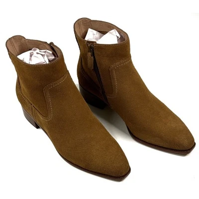 Cole Haan Naia Womens Brown Suede Booties Ankle Boots Size7B W32260 New - Image 1 of 4