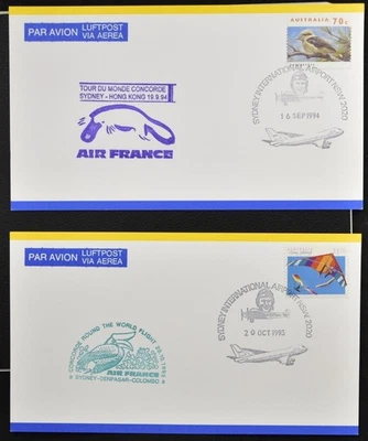 AUSTRALIA a Hong Kong/China, Sri Lanka 1994 2 AF CONCORDE vuelos alrededor del mundo Foto 1 de 2