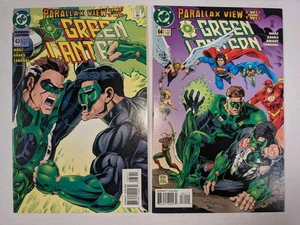 Green Lantern Parallax 1995 vista piezas de cómic #1-2 DC Comics - Imagen 1 de 2