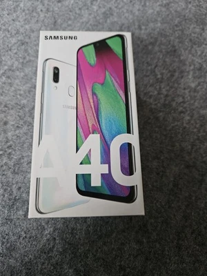 Samsung A40 64GB White Dual SIM Smartphone Gebraucht, Sehr Guter Zustand - Bild 1 von 4