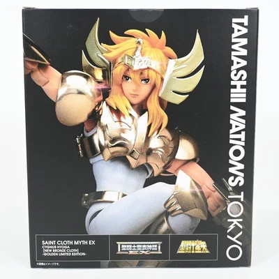 Bandai Saint Seiya Myth Cloth EX Cygnus Hyoga Golden Limited Edition Figure - Image 1 of 4