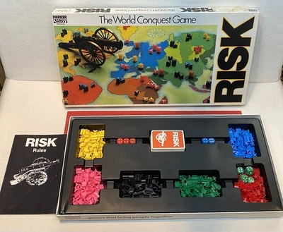 Vintage Original Risk Board Game - Parker Brothers 1985 - Checked and Complete - Image 1 of 4