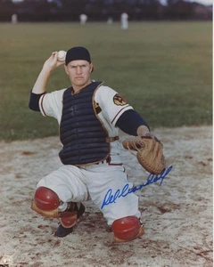 Del Crandall (d. 2021) - MLB: Milwaukee Braves - Autographed 8 x 10" Photo - Picture 1 of 1