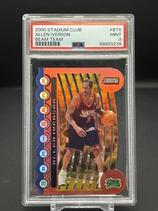 2000 Topps Stadium Club Allen Iverson Beam Team /500 PSA 9 COME NUOVO #BT6 - Foto 1 di 2