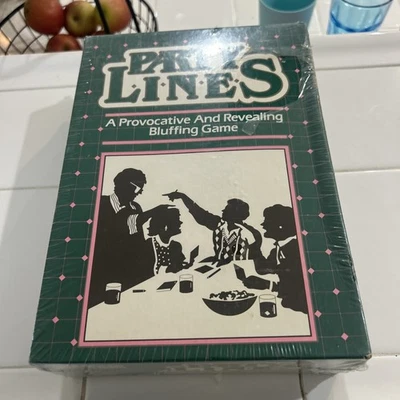Vintage Party Lines - Provocative & Revealing Bluffing Board Game 1985 Sealed - Image 1 of 4