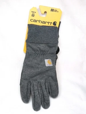Guantes Carhartt para hombre S Wind Fighter forrados térmicos de lana sensibles al tacto grises Foto 1 de 4