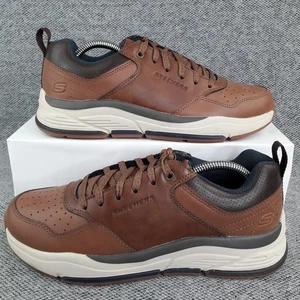 Skechers Mens Trainer UK 7 Brown Benago Treno Low Top Adult Shoes EUR 41 - Picture 1 of 14