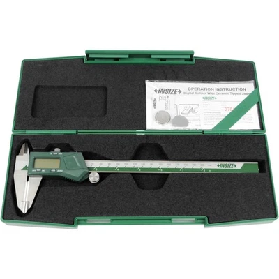 Insize Digital Caliper With Ceramic Tipped Jaws Range Series 1193-200 - Image 1 of 4