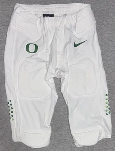 2021 OREGON DUCKS PE GAME WORN Nike WHITE Football Pants With Pads VARIOUS SIZES - Picture 1 of 19