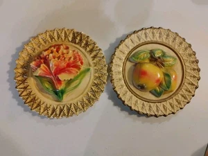 Vintage Chalkwate Wandtafeln Apfel & Blume - Bild 1 von 5