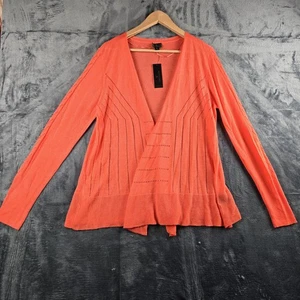 Cárdigan Worthington Para Mujer X-Grande Coral Naranja Capas de Otoño Suéter Ligero Nuevo Con Etiquetas  - Imagen 1 de 8