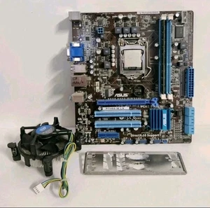 ASUS P7H55-M LX Motherboard Intel H55 Socket LGA 1156 DDR3 +CPU i5-650 RAM 4Gb✅ - Imagen 1 de 4