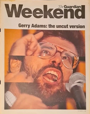 Vintage The Guardian Weekend Magazine December 4th 1993 - Gerry Adams Uncut - Image 1 of 4