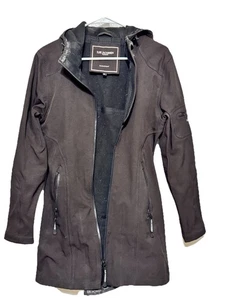 Ilse Jacobsen Hornbæk Black Raincoat Women’s Size 34 Softshell Hooded Jacke - Bild 1 von 5
