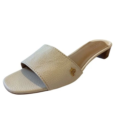 Sandalias de vestir Lauren Ralph Lauren para mujer 8 Fay sin cordones crema Foto 1 de 4