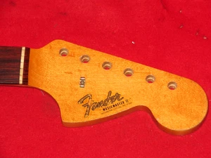 Cuello Fender 1966 chapa de palisandro Music Master II - Imagen 1 de 6