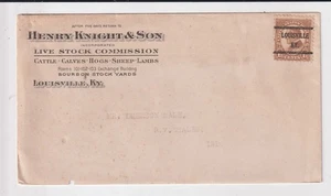 1925 Louisville KY Henry Knight live stock illust rev w/ price list encl (i309) - Picture 1 of 3