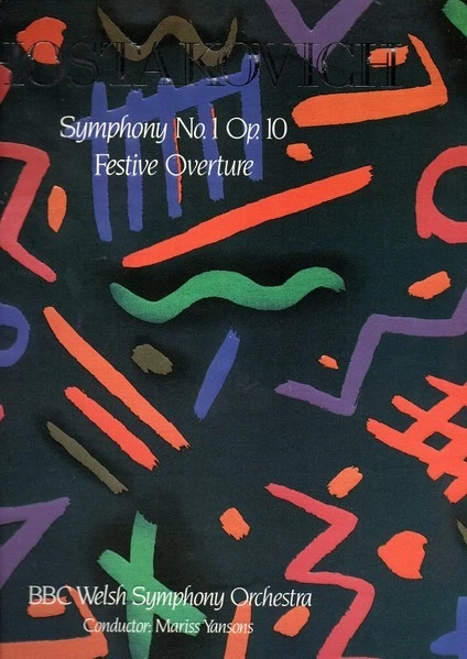 Shostakovich Symphony no. 1 Mariss Jansons BBC Welsh Symphony 1987 CD - Image 1 of 1