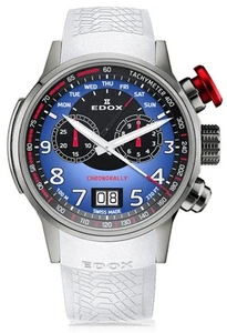 Reloj de cuarzo EDOX Chronorally 38001 TINR BUDN para hombre - Imagen 1 de 3