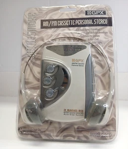 Vintage GPX AM/FM Cassette Personal Stereo Model C3124S Satin And Smoke - Picture 1 of 8