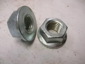(29) 7/8-9 Deformed thread self locking Flange Nut Cad plated NEW! - Picture 1 of 1