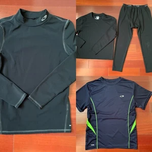 Champion Kids Base Layer Crew and Pant Set, Duo Dry Athletic Cold Gear Shirt etc - Picture 1 of 4