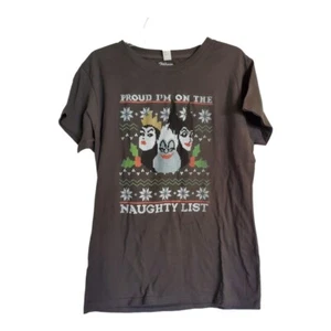 Disney XXL Proud To Be On The Naughty List Christmas Tee - Picture 1 of 6